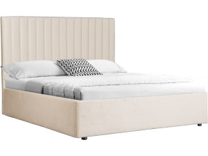 Cama con arcón "Mia" - 140 x 190 cm - Beige