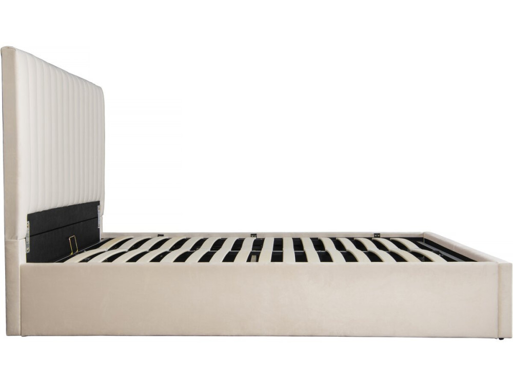 Cama con arcón "Mia" - 140 x 190 cm - Beige