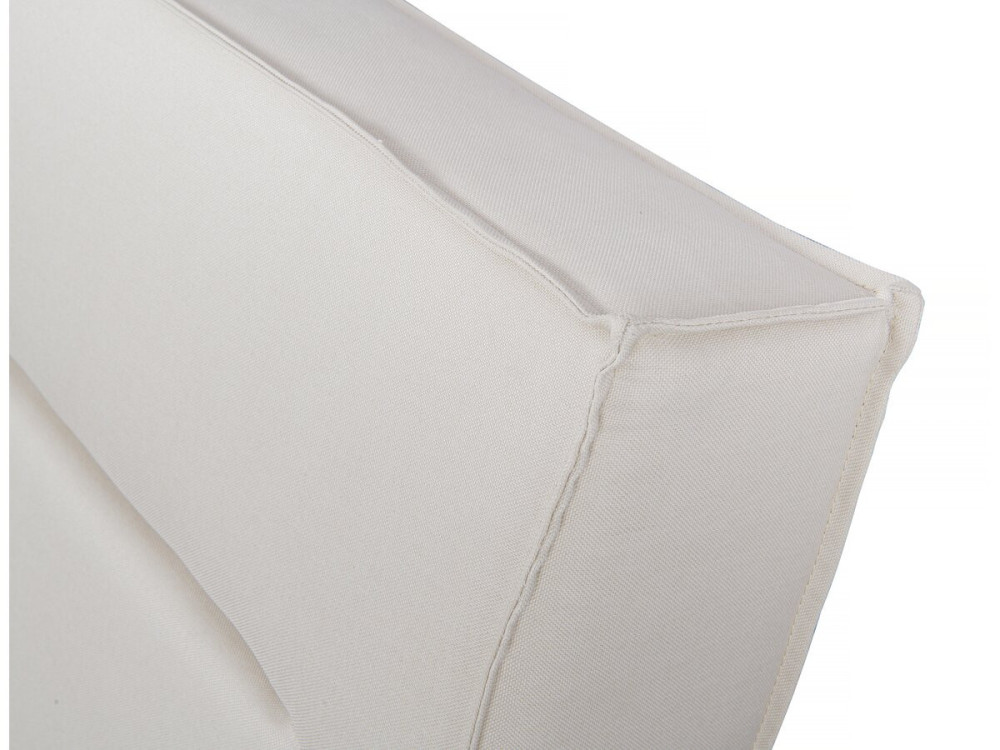 Cama doble de tela de diseño «Moritz» - 140 x 190 cm - Beis