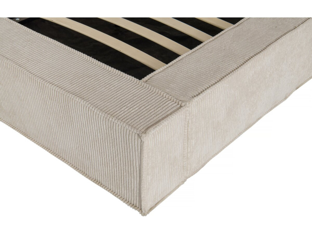 Canapé de pana «Courchevel» - 180 x 200 cm - Beige