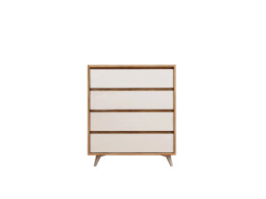 Cómoda de madera "Suvera" - 70 x 40 x 86 cm - Beige