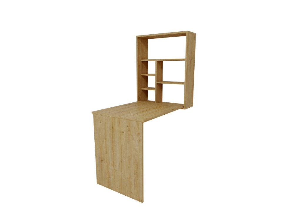 Mesa de maquillaje de madera "Sedir" - 90 x 59 x 74 cm - Beige