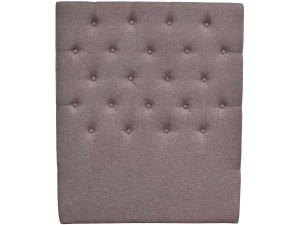 Cabecero de cama acolchado  90 cm "DÉCO" en tela - Topo
