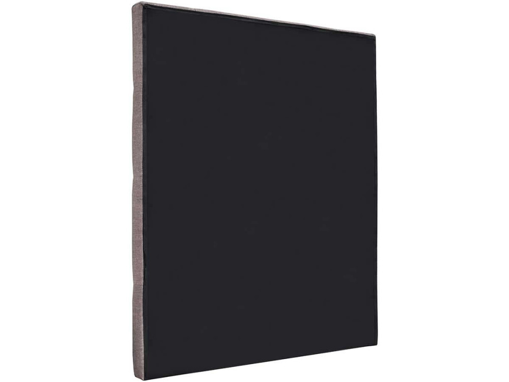 Cabecero de cama acolchado  90 cm "DÉCO" en tela - Topo