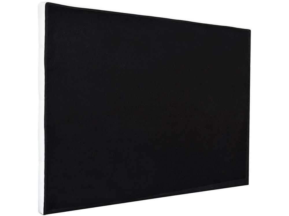Cabecero de cama acolchado 160 cm "Déco" en PVC - Blanco