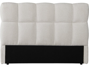 Cabecero estilo burbuja de tela gruesa "Alpe d'Huez" - 160 cm - Beige