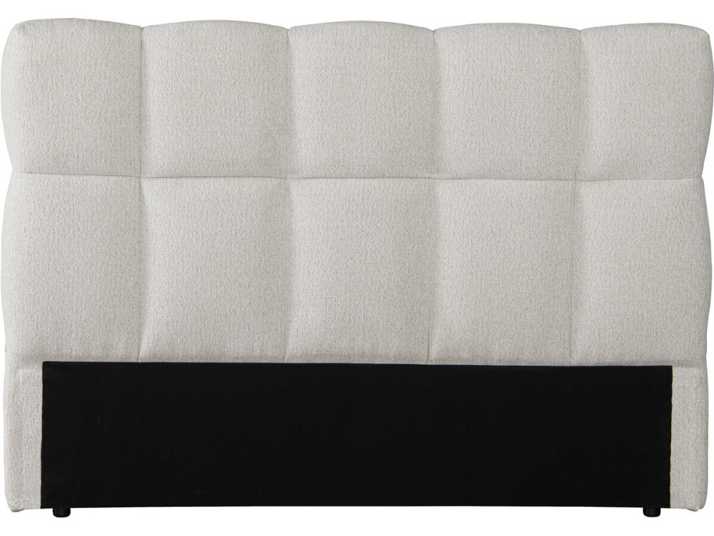 Cabecero estilo burbuja de tela gruesa "Alpe d'Huez" - 160 cm - Beige