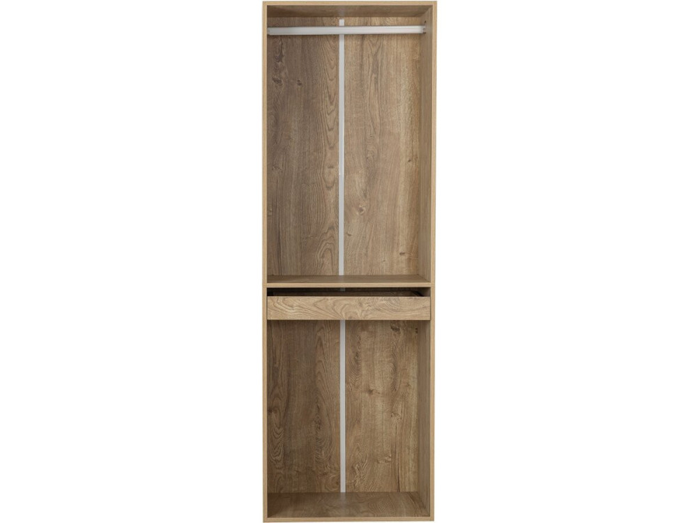 Armario "Opéra" con espacio para colgar y pantalonero - 60 x 45 x 180 cm - Beige