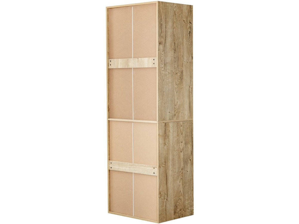 Armario "Opéra" con espacio para colgar y pantalonero - 60 x 45 x 180 cm - Beige