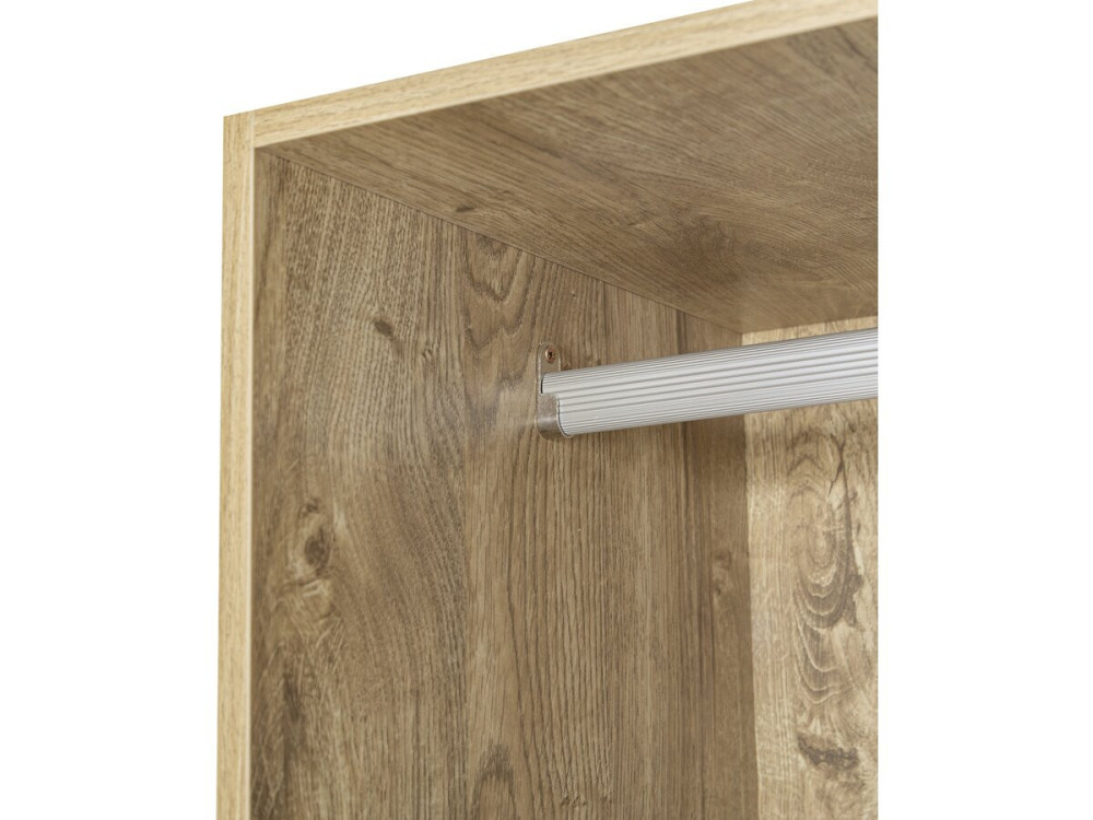 Armario "Opéra" con espacio para colgar y pantalonero - 60 x 45 x 180 cm - Beige