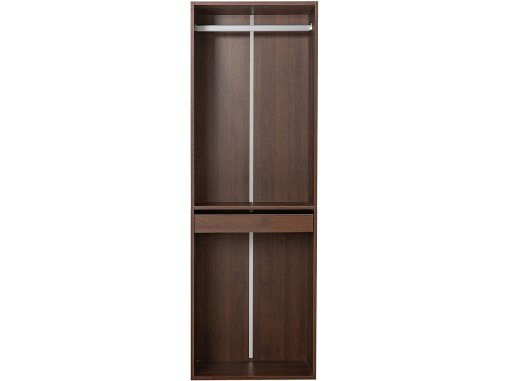 Armario "Opéra" con espacio para colgar - 60 x 45 x 180 cm - Marrón