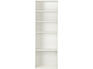 Armario "Opéra" con 5 estantes - 60 x 45 x 180 cm - Blanco