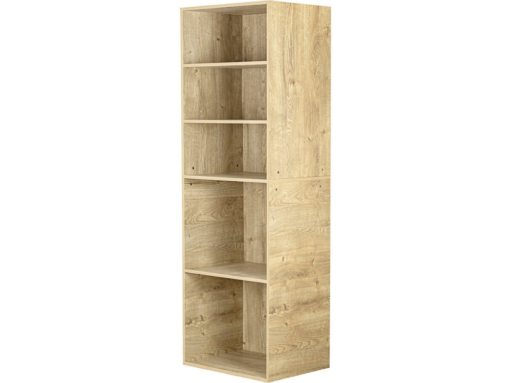Armario "Opéra" con 5 estantes - 60 x 45 x 180 cm - Beige