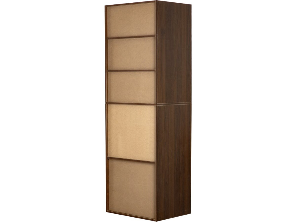 Armario "Opéra" con 5 estantes - 60 x 45 x 180 cm - Marrón
