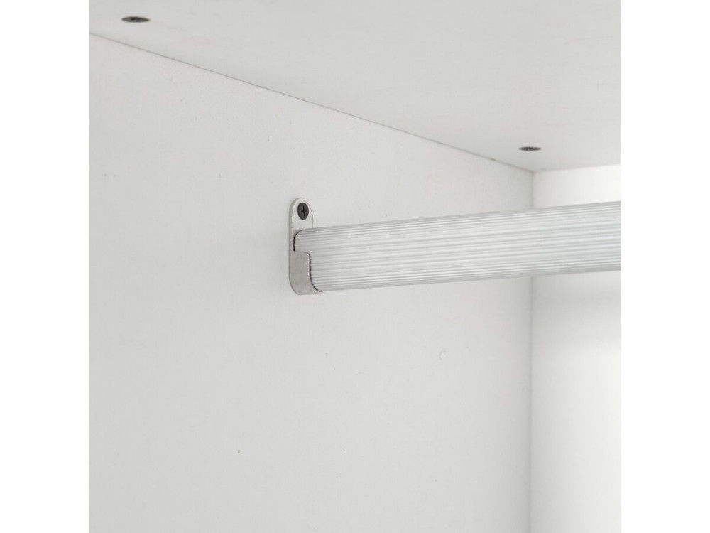 Armario "Opéra" con 4 cajones y 1 espacio para colgar - 80 x 45 x 180 cm - Blanco