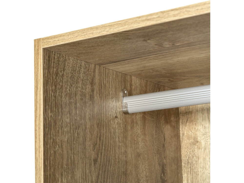 Armario "Opéra" con 4 cajones y 1 espacio para colgar - 80 x 45 x 180 cm - Beige