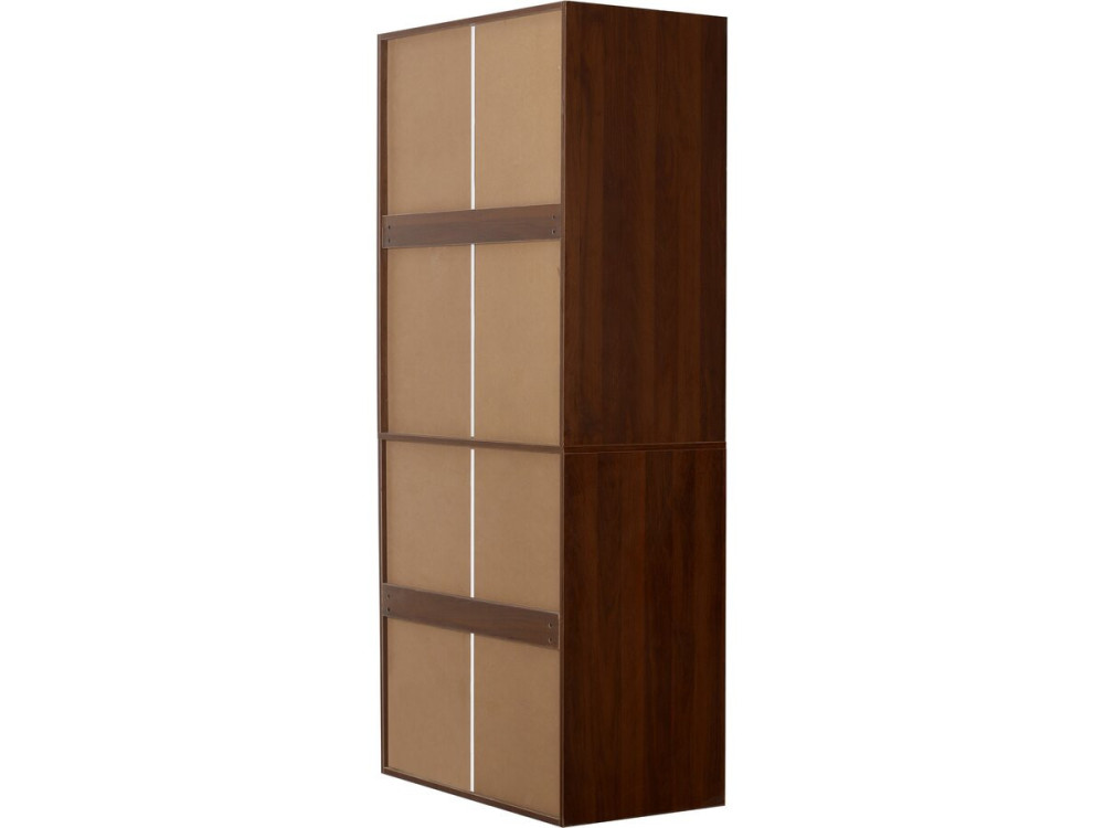 Armario "Opéra" con 4 cajones y 1 espacio para colgar - 80 x 45 x 180 cm - Marrón