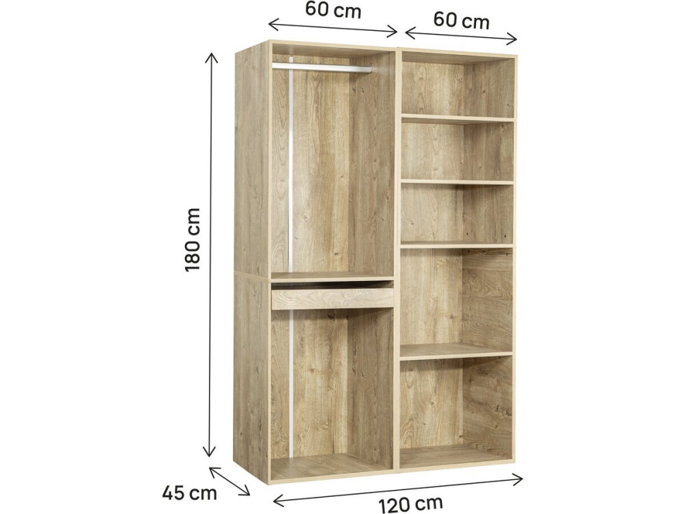 Camerino modular "Opera" - 2 unidades - Beige