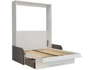 Cama abatible KYM SOFA 3" - 140 x 200 cm - Blanco