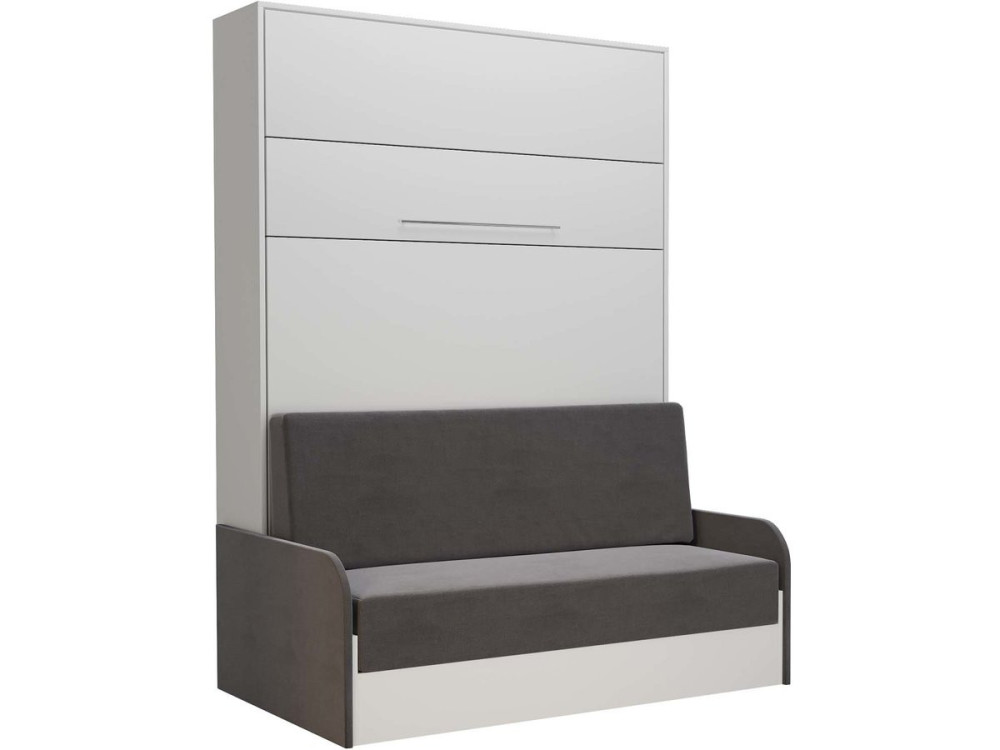 Cama abatible KYM SOFA 3" - 140 x 200 cm - Blanco