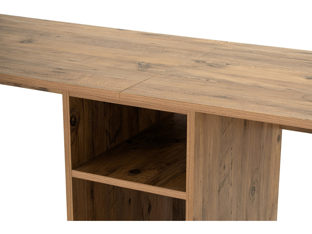 Mesa de Estudio Twin - 240 x 60 x 74 cm - Pino AtlánticoNegro