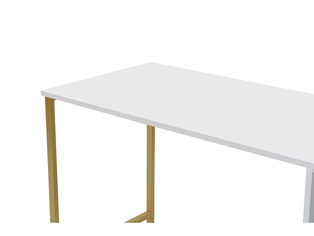 Mesa de estudio gemela - 240 x 60 x 74 cm - Oro blanco