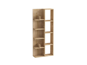 Librería de madera "Lily" - 60 x 18 x 150 cm - Roble