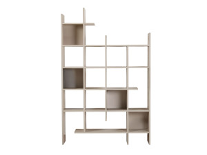 Librería de madera "Manco" - 122 x 25 x 188 cm - Arenisca