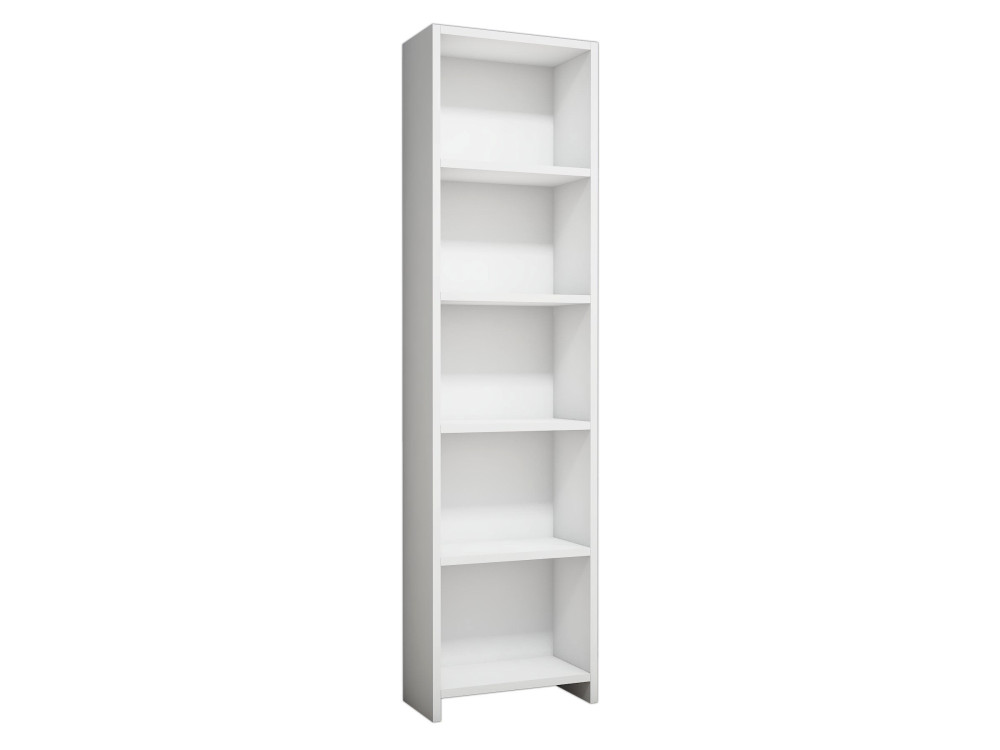 Librería de madera "Barkin" - 40 x 19 x 150 cm - Blanco