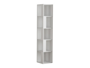 Librería de madera "Piano" - 34 x 34 x 161 cm - Blanco