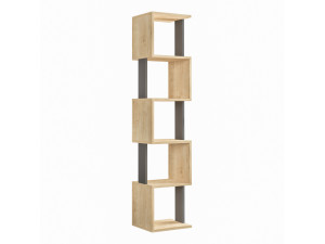Librería de madera "Piri" - 35 x 30 x 161 cm - Roble SonomaAntracita
