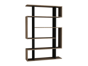 Librería de madera "Mito" - 110 x 25 x 161 cm - Roble SonomaAntracita
