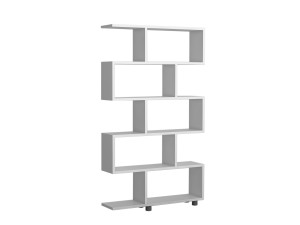 Librería de madera "Elif" 90 x 20 x 156 cm - Blanco