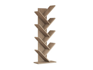 Librería de madera "Hitit" 46 x 22 x 128,5 cm - Nogal