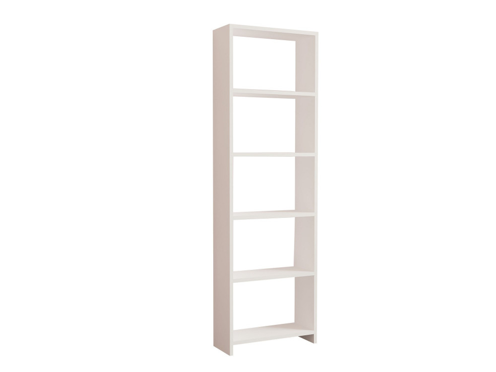 Nueva" estantería de madera - 50 x 19 x 160 cm - Blanco