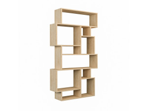 Librería de madera "Karmato" - 96 x 25 x 168 cm - roble Sonoma