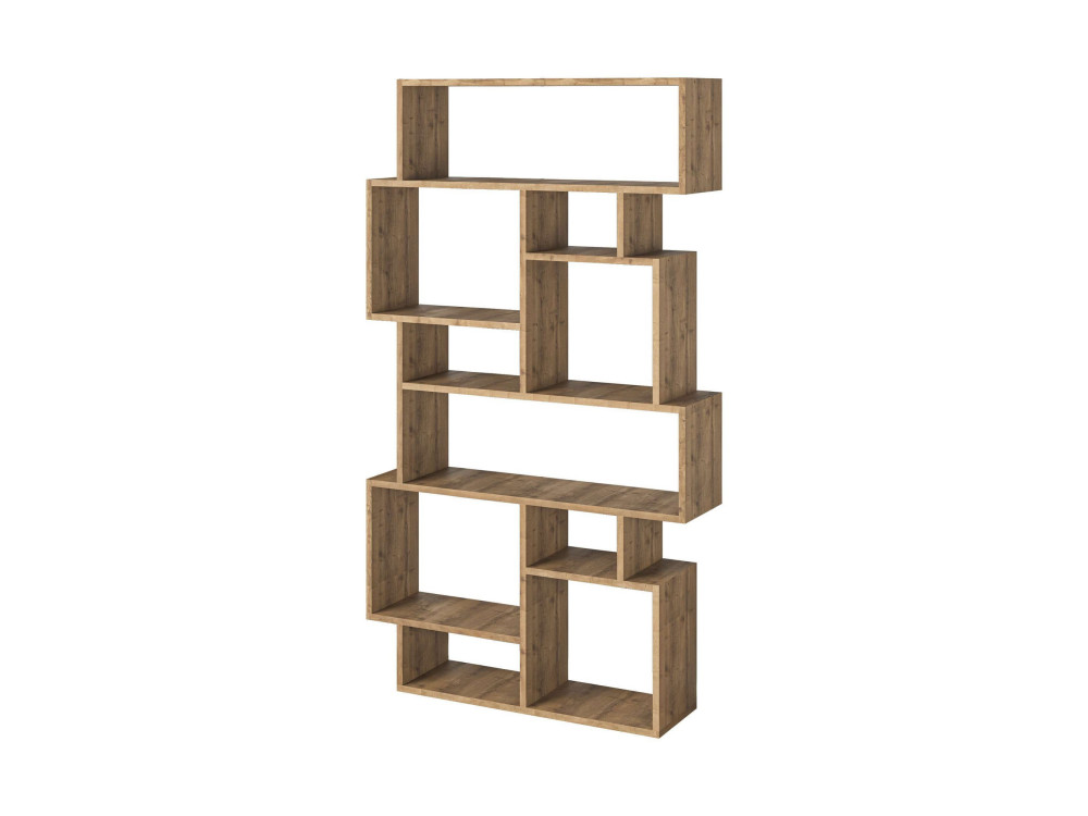 Librería de madera "Karmato" - 96 x 25 x 168 cm - Marrón