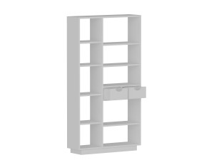 Librería de madera "Luma" - 80 x 25 x 188 cm - Blanco