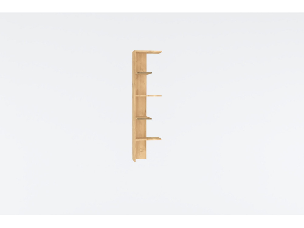 Estantería de madera «Bled» - 40 x 21 x 160 cm - Beige