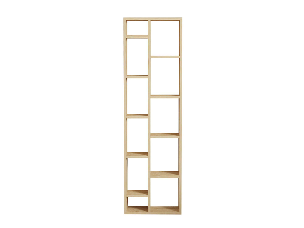 Librería de madera "Tomi" - 45 x 20 x 150 cm - Roble zafiro