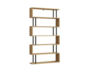 Librería de madera "Hector" - 90 x 22 x 162 cm - Saphir