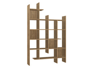 Librería de madera "Manco" - 122 x 25 x 188 cm - Hitit
