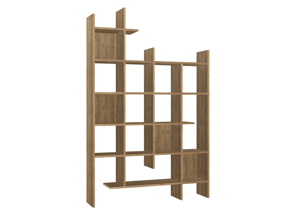Librería de madera "Manco" - 122 x 25 x 188 cm - Hitit