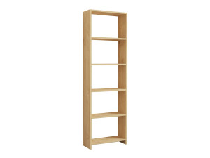 Nueva" estantería de madera - 50 x 19 x 160 cm - Roble