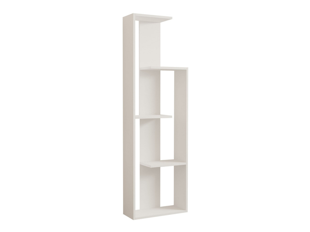 Librería de madera "Wand" - 50 x 19 x 160 cm - Blanco