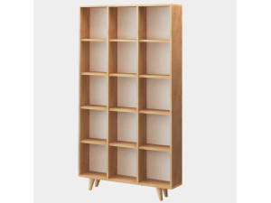 Librería de madera "Zipa" 100 x 25 x 184 cm - Roble