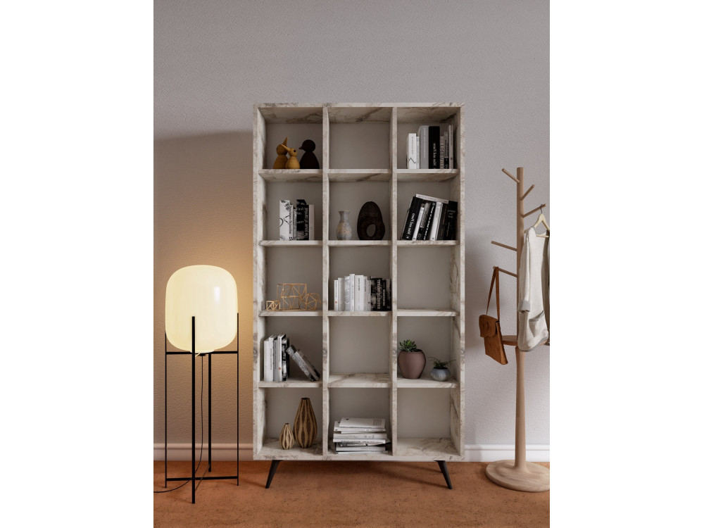 Librería de madera "Zipa" 100 x 25 x 184 cm - Roble