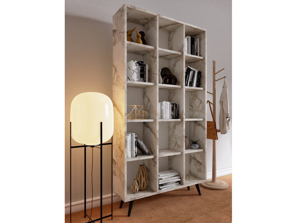 Librería de madera "Zipa" 100 x 25 x 184 cm - Roble