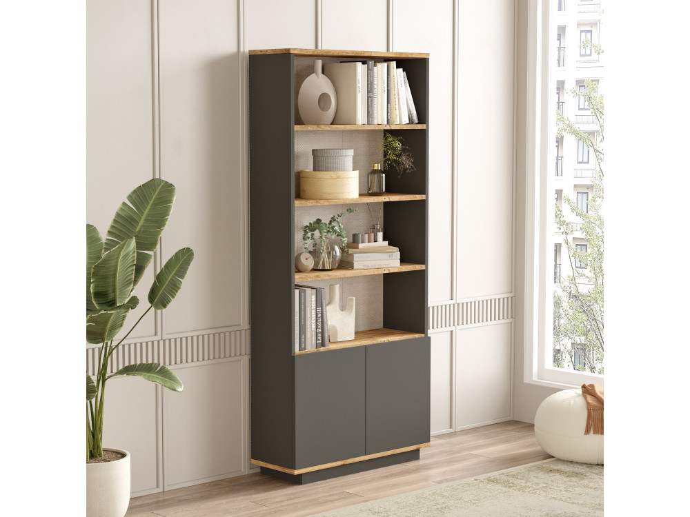 Librería de madera "Forlan" 75 x 26,8 x 168,3 cm - Pino Atlántico
