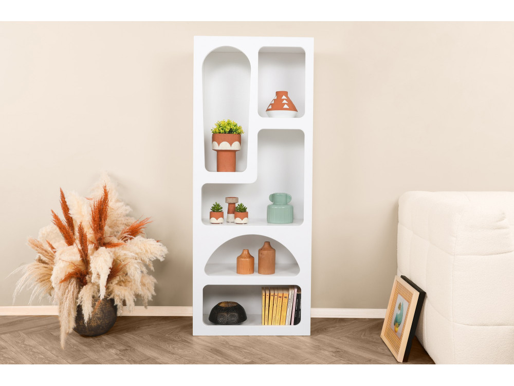 Librería de madera "Venüs" 60 x 32 x 150 cm - Blanco